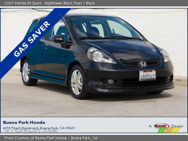 2007 Honda Fit Sport in Nighthawk Black Pearl