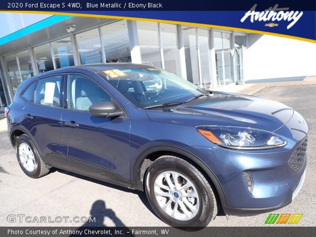 2020 Ford Escape S 4WD in Blue Metallic