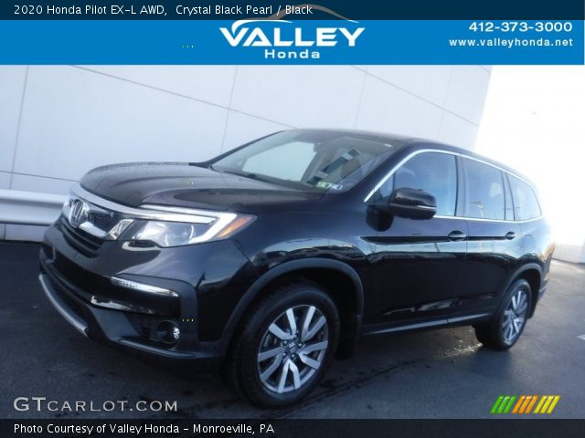 2020 Honda Pilot EX-L AWD in Crystal Black Pearl