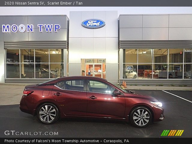 2020 Nissan Sentra SV in Scarlet Ember