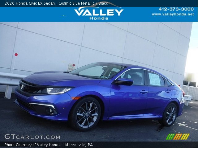2020 Honda Civic EX Sedan in Cosmic Blue Metallic