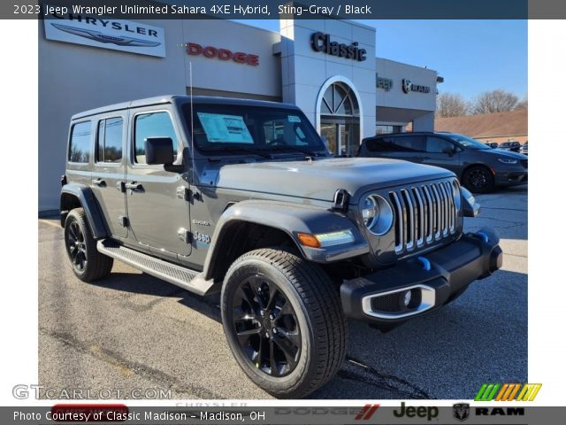 2023 Jeep Wrangler Unlimited Sahara 4XE Hybrid in Sting-Gray