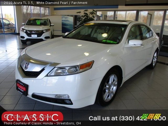 2010 Acura TL 3.5 in White Diamond Pearl