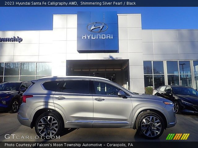 2023 Hyundai Santa Fe Calligraphy AWD in Shimmering Silver Pearl