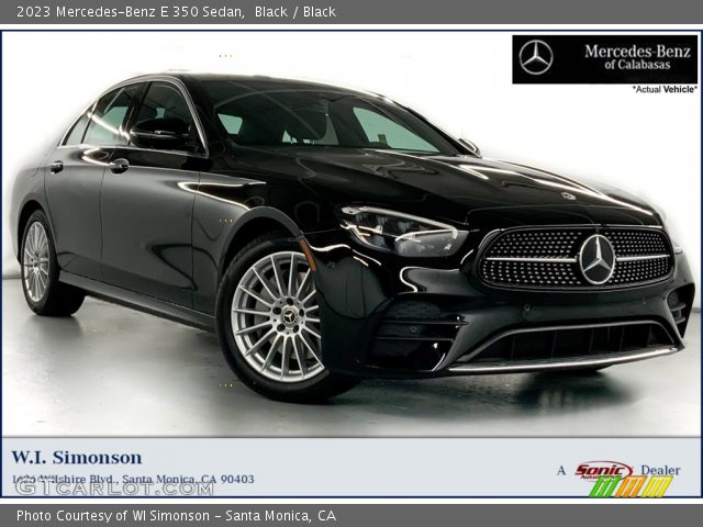 2023 Mercedes-Benz E 350 Sedan in Black