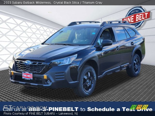 2023 Subaru Outback Wilderness in Crystal Black Silica