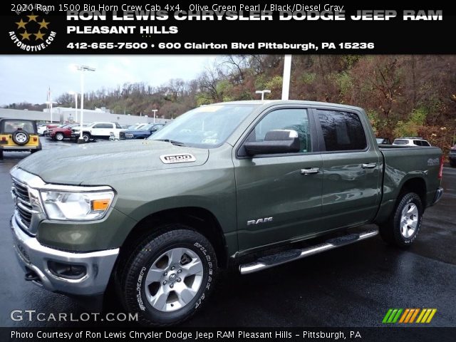 2020 Ram 1500 Big Horn Crew Cab 4x4 in Olive Green Pearl