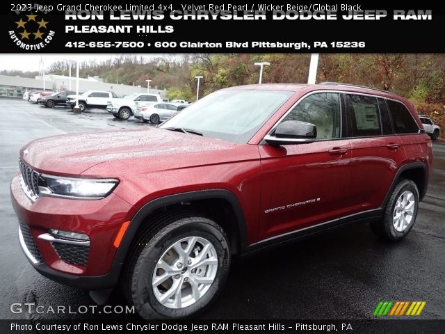 2023 Jeep Grand Cherokee Limited 4x4 in Velvet Red Pearl