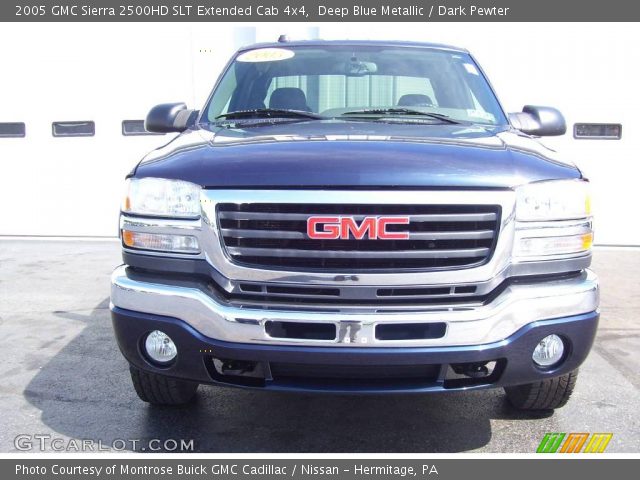 2005 GMC Sierra 2500HD SLT Extended Cab 4x4 in Deep Blue Metallic