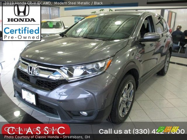 2019 Honda CR-V EX AWD in Modern Steel Metallic
