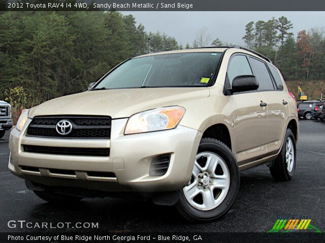 2012 Toyota RAV4 I4 4WD in Sandy Beach Metallic