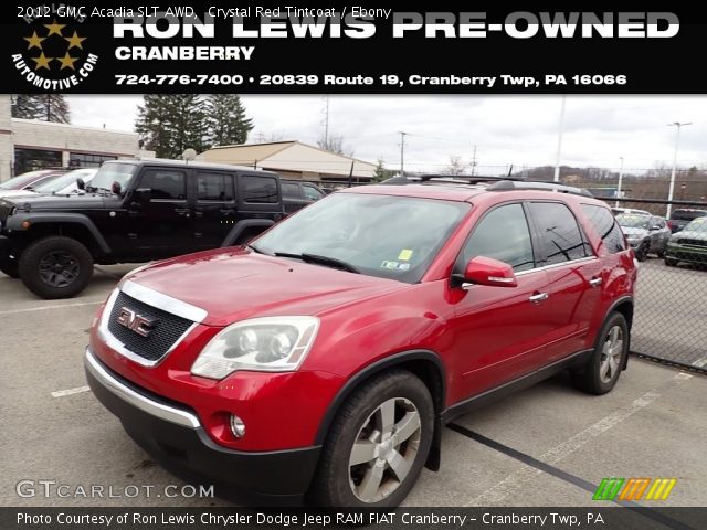 2012 GMC Acadia SLT AWD in Crystal Red Tintcoat