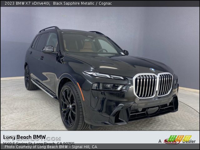 2023 BMW X7 xDrive40i in Black Sapphire Metallic