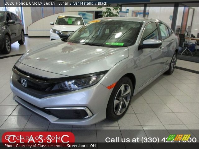 2020 Honda Civic LX Sedan in Lunar Silver Metallic