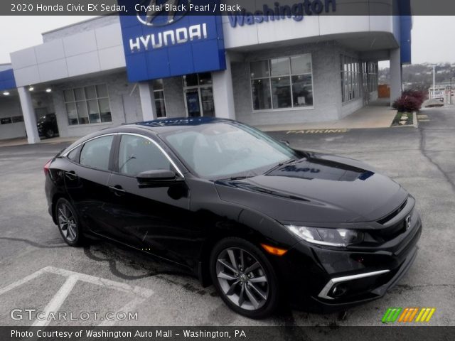 2020 Honda Civic EX Sedan in Crystal Black Pearl