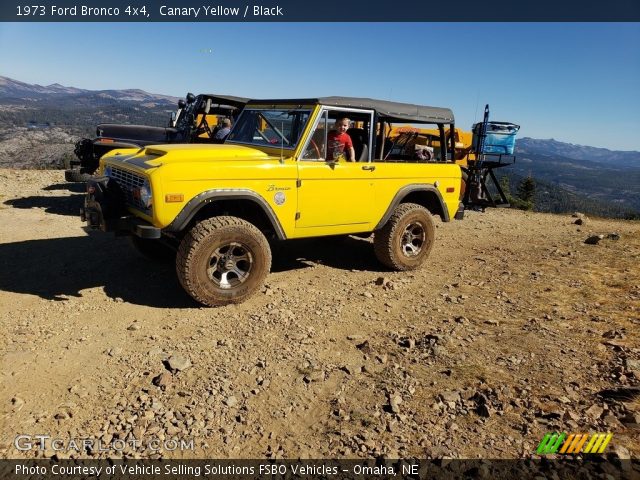 1973 Ford Bronco 4x4 in Canary Yellow