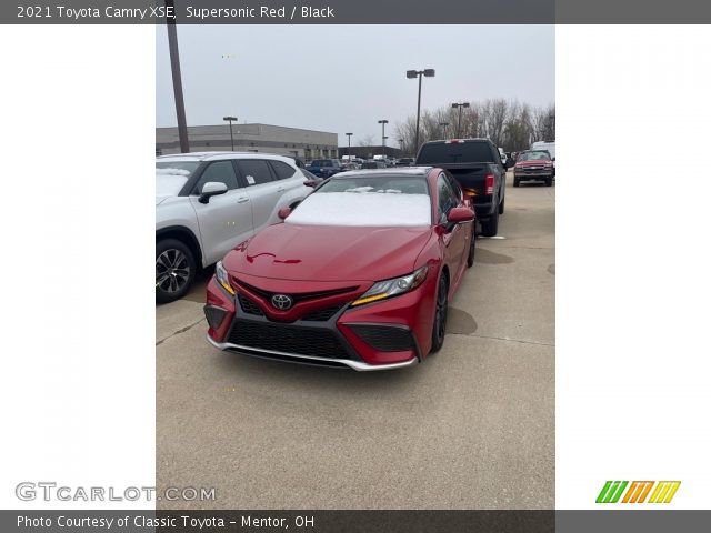 2021 Toyota Camry XSE in Supersonic Red