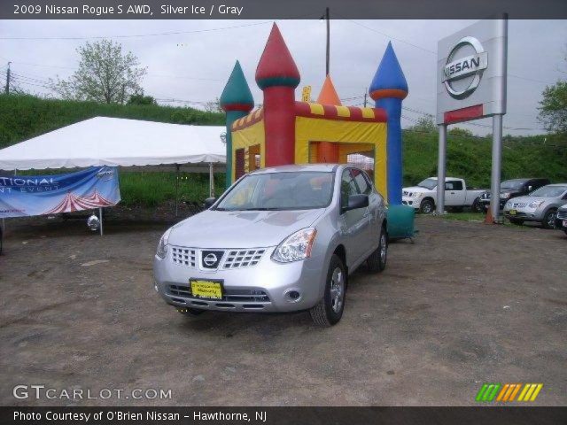 2009 Nissan Rogue S AWD in Silver Ice
