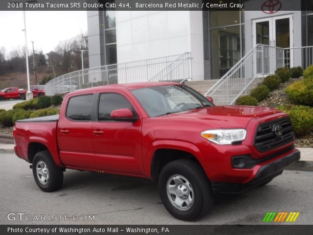 2018 Toyota Tacoma SR5 Double Cab 4x4 in Barcelona Red Metallic