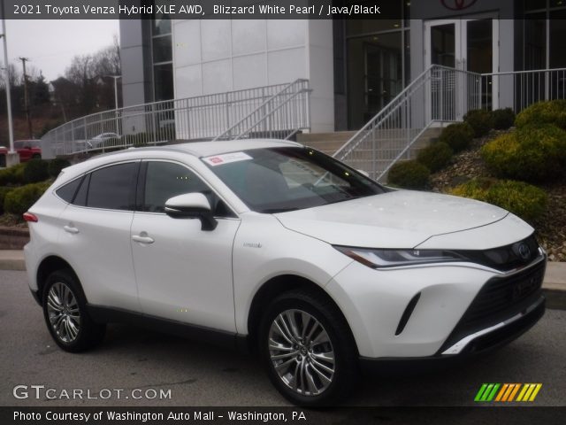 2021 Toyota Venza Hybrid XLE AWD in Blizzard White Pearl