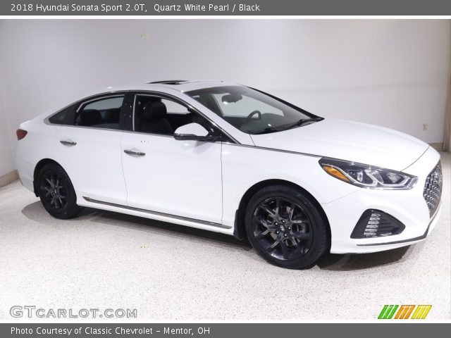 2018 Hyundai Sonata Sport 2.0T in Quartz White Pearl