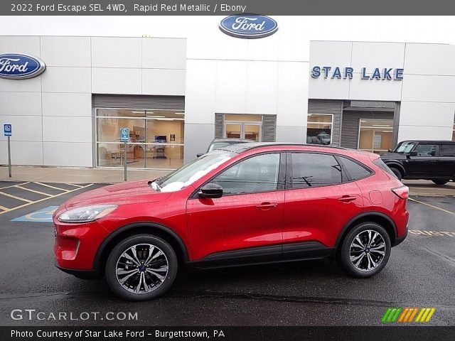 2022 Ford Escape SEL 4WD in Rapid Red Metallic