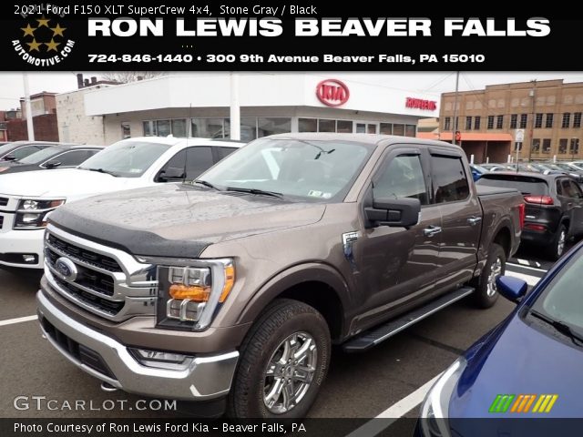 2021 Ford F150 XLT SuperCrew 4x4 in Stone Gray