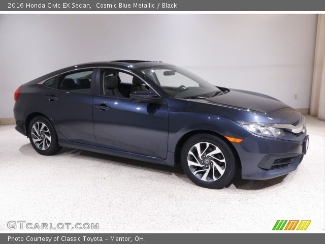2016 Honda Civic EX Sedan in Cosmic Blue Metallic