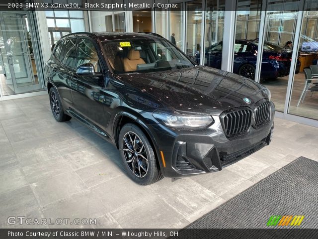 2023 BMW X3 xDrive30i in Black Sapphire Metallic