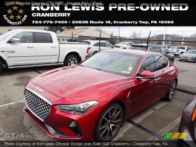 2019 Hyundai Genesis G70 RWD in Havana Red