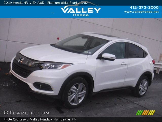 2019 Honda HR-V EX AWD in Platinum White Pearl