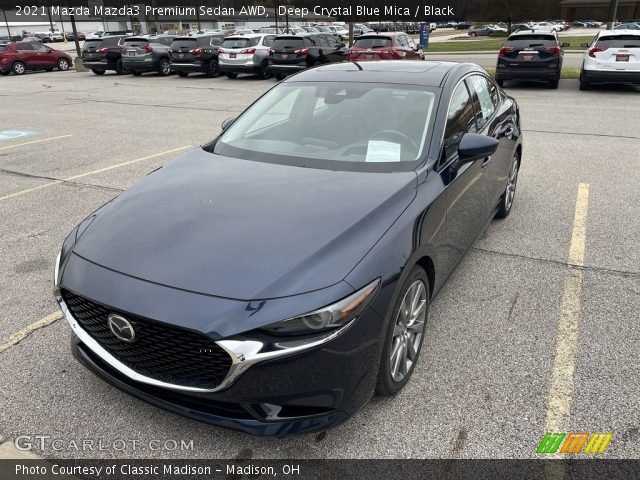 2021 Mazda Mazda3 Premium Sedan AWD in Deep Crystal Blue Mica