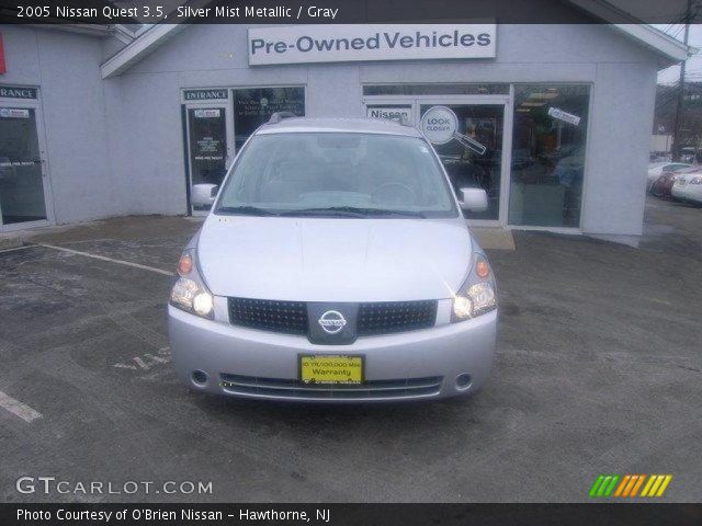 2005 Nissan Quest 3.5 in Silver Mist Metallic