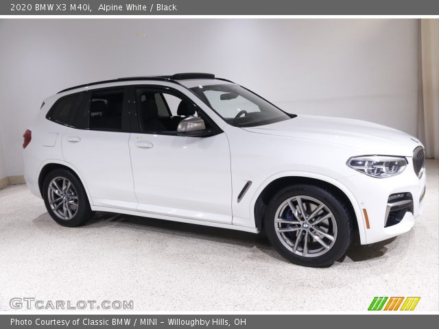 2020 BMW X3 M40i in Alpine White