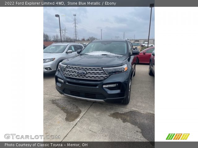 2022 Ford Explorer Limited 4WD in Stone Blue Metallic