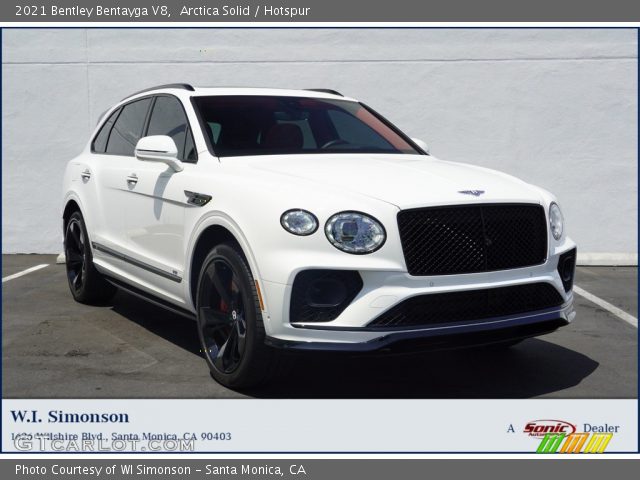 2021 Bentley Bentayga V8 in Arctica Solid