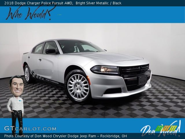 2018 Dodge Charger Police Pursuit AWD in Bright Silver Metallic