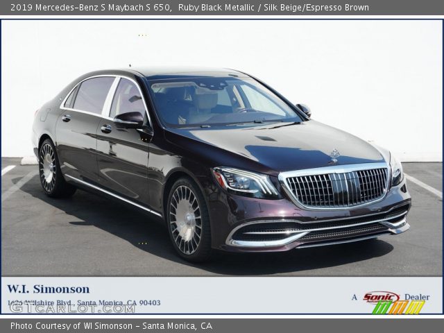 2019 Mercedes-Benz S Maybach S 650 in Ruby Black Metallic