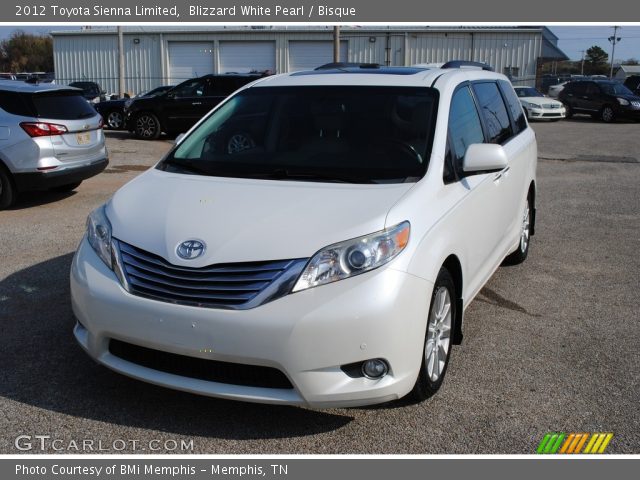 2012 Toyota Sienna Limited in Blizzard White Pearl