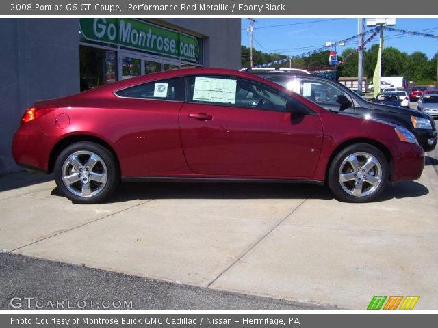 2008 Pontiac G6 GT Coupe in Performance Red Metallic