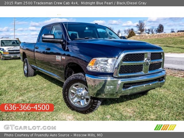 2015 Ram 2500 Tradesman Crew Cab 4x4 in Midnight Blue Pearl