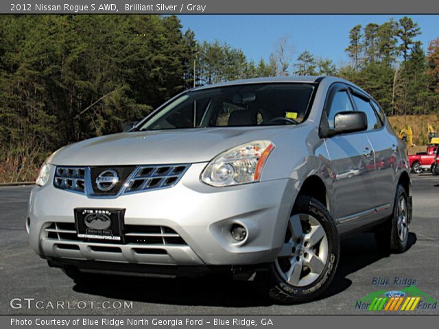 2012 Nissan Rogue S AWD in Brilliant Silver