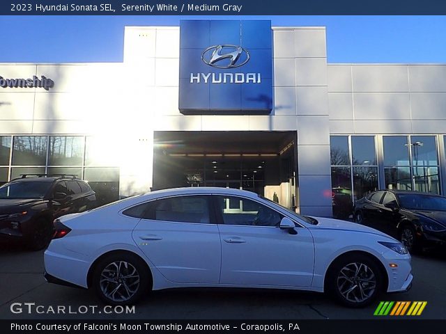 2023 Hyundai Sonata SEL in Serenity White