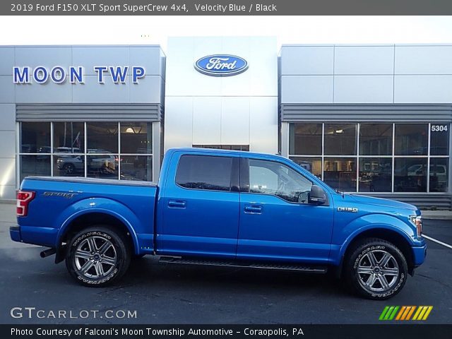 2019 Ford F150 XLT Sport SuperCrew 4x4 in Velocity Blue