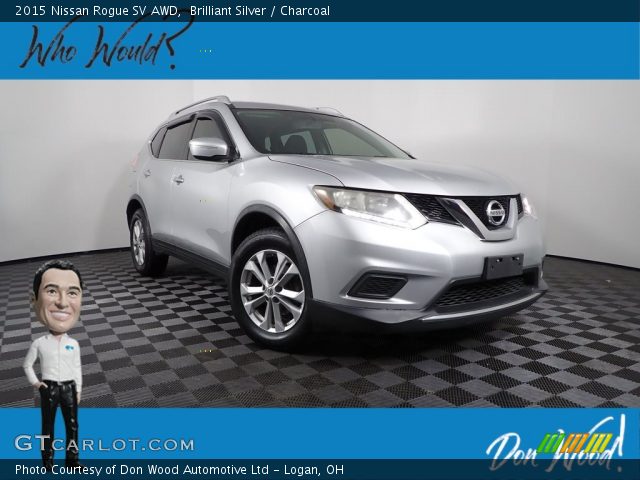 2015 Nissan Rogue SV AWD in Brilliant Silver