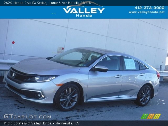 2020 Honda Civic EX Sedan in Lunar Silver Metallic