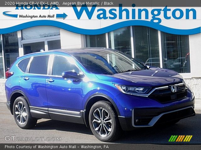 2020 Honda CR-V EX-L AWD in Aegean Blue Metallic