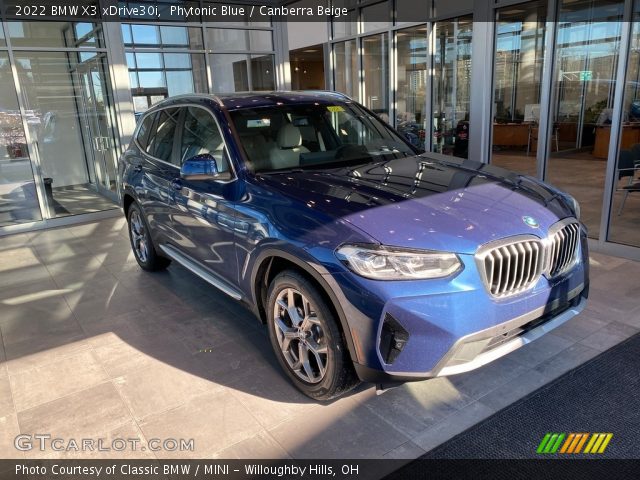 2022 BMW X3 xDrive30i in Phytonic Blue