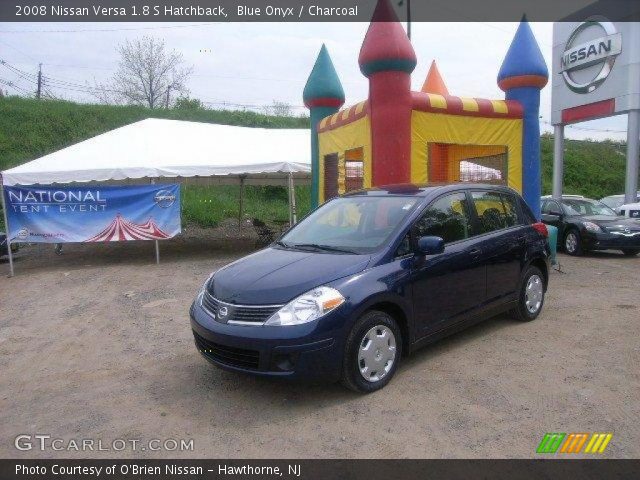 2008 Nissan Versa 1.8 S Hatchback in Blue Onyx