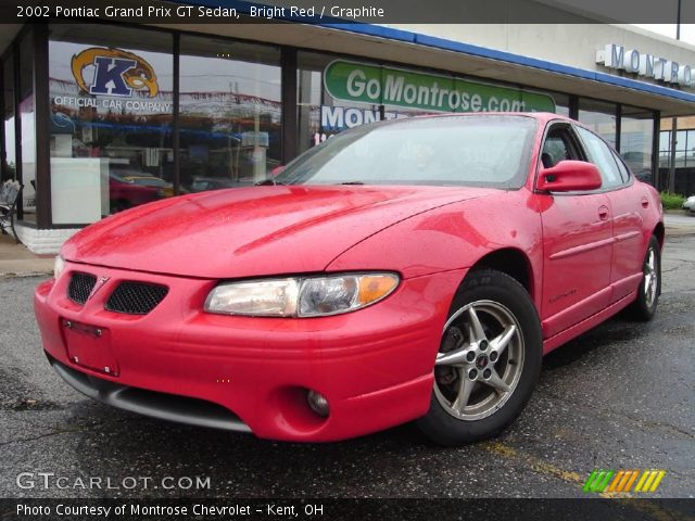 2002 Pontiac Grand Prix GT Sedan in Bright Red